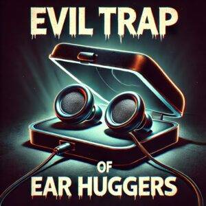 Evil Trap-Students participating in an ear pod usage awareness session with visual aids and expert guidance